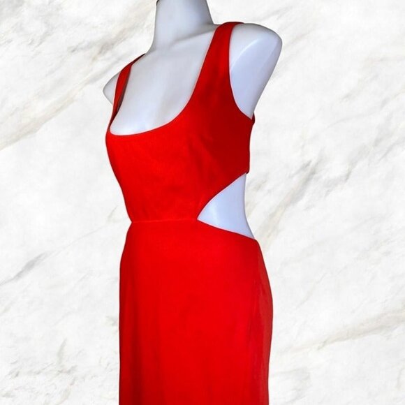 Lovers and Friends Titus Midi Dress - Red - Picture 6 of 12